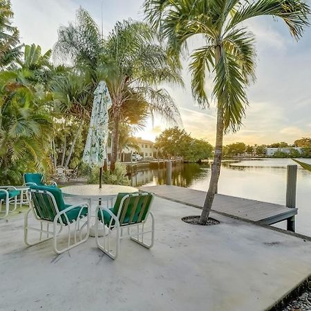 Waterfront Apartment Private Patio Pool فورت لودرديل المظهر الخارجي الصورة